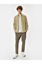 Lace-Up Waist Trousers Pocket Detailed Folded Leg