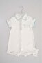 Baby Boy Short Sleeve Collared Jumpsuit-13756 - 3