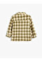 Plaid Fleece Shirt Jacket with Pockets - 2