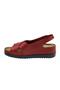 Utari Women's Orthopedic Stylish Comfort Model Anatomical Sole Heeled Daily Outdoor Sandals Red - 5