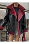 Imported Leather Toscana Biker Coat - 6