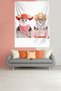 Cowboy Cats with Cat Stain Resistant Velvet Fabric Wall Cloth Wall Carpet Tapestry