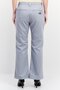 Women Regular Fit Straight Leg Plain Pants, Grey - 3