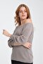 Women's Off-Shoulder Comfortable Fit Mercerized Spring Blouse - 6