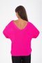 Women's Blouse Mercerized Sweater Front Back V Neck Balloon Sleeve Knitwear Knitted Loose 3149 - 6