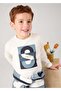 04-09 Years Boy Ecru Color Long Sleeve T-Shirt