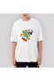90s Nostalgia Oversize White T-Shirt