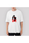 Scream Comic Oversize White T-Shirt