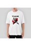 Thor Character Animation Oversize Black T-Shirt XL