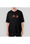 Troia War Oversize Black T-Shirt