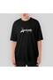 Venom Logo Text Oversize Black T-Shirt