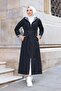Full Length Long Trench Coat with Ankle and Stripe Inside Hood