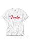 Fender Logo 2 White T-shirt