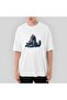 Water valley Castle Oversize White T-Shirt