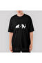 Godzilla Vs King Kong Oversize Black T-Shirt