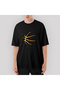 Basketball Neon Oversize Black T-Shirt