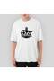تي شيرت أبيض كبير الحجم من Ozzy Osbourne Skull مقاس XL