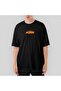 Ktm Motorcycle Orange Logo Oversize Black T-Shirt