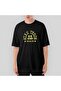 Mike Tyson 44 Wins by Knockout Oversize Black T-Shirt M