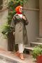 Belted Waist Plaid Inside Trench Coat - 2