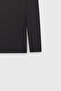 Men's Anthracite-Melange Cotton Standard Fit Regular Cut Polo Collar Knitwear Sweater - 8