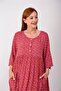 Women's Crispy Flower Pattern Loose Authentic Dress - 5