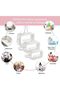 3-Piece Personal Care Bag - Transparent Waterproof Makeup Bag - Waterproof Cosmetic Bag (S-M-L) - 3