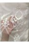 Flora Skirt Embroidered 1/3 Tightly Pleated Tü Sheer Curtain Pm - 6