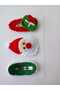 New Year Christmas Icons Handmade Set of 3 Hair Accessories Hair Clips (Suitable for All Ages) - 3