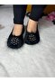 Elegance and Comfort Together: Black Diamond Stone Home Flats Booties
