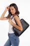 Black Women's Large Quilted Chain Bag - 3