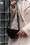Black Women's Crossbody Asymmetrical Bag - 5