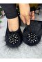 Elegance and Comfort Together: Black Diamond Stone Home Flats Booties - 4