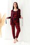 3 Piece Women's Pajama Set with Dressing Gown and Dowry Box - Lace Women's Pajamas with Box - Large Size - 6