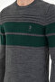 Men's Slim Fit Crew Neck Anthracite Melange Sweater 50293041 -Vr081 - 7