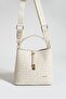 Print Patterned Waterproof 4 Compartment Women's Shoulder Bag - 4