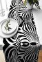 طقم أغطية وسائد مزخرفة بنمط حمار وحشي مكون من 4 قطع - 2
