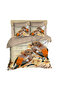 Sparrows on Branches Double 3D Digital Double Duvet Cover Set