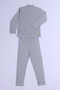 Girls' Top and Bottom Set High Neck Solid Color D18