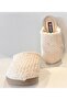 Plush Pule Detail Comfortable Sole Light Women's Home and Misfir Slippers - 3