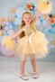 Buckle Pompom Sleeves Sequin Tulle Party and Birthday Dress - 7