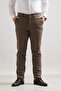 Classic Cut Dobby Men's Winter Gabardine Pipe Leg Trousers