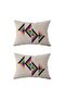 Double Sided Rectangular Throw Pillow Cover 2-Piece DS33 - 2