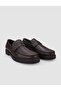 100% Genuine Leather Brown Men's Casual Shoes - 2
