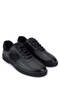 Men's Genuine Leather Black Floater Casual Shoes - 2