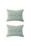 Double Sided Rectangular Throw Pillow Cover 2-Piece DS6 - 2