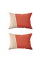 Double Sided Rectangular Throw Pillow Cover 2-Piece DS30 - 2