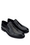 Men's Genuine Leather Black Casual Shoes - 2