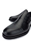 Men's Genuine Leather Black Casual Shoes - 3