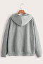 Zipper Hooded Sweatshirt - 2